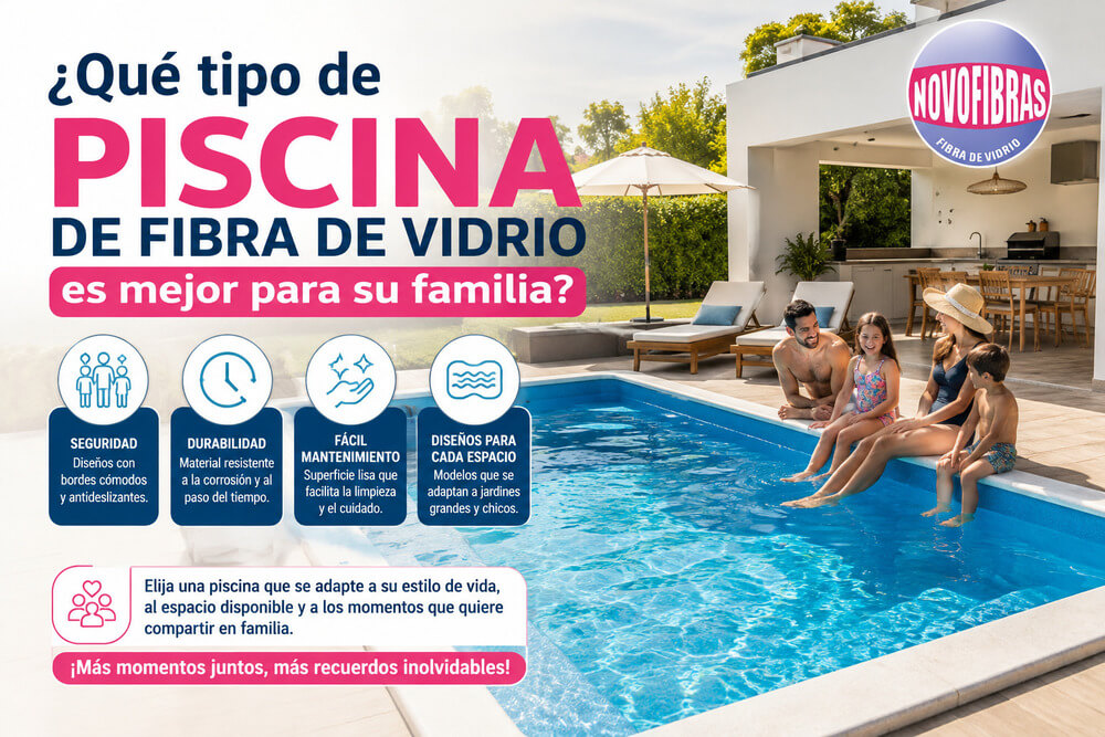 ¿Qué tipo de piscina de fibra de vidrio es mejor para su familia?